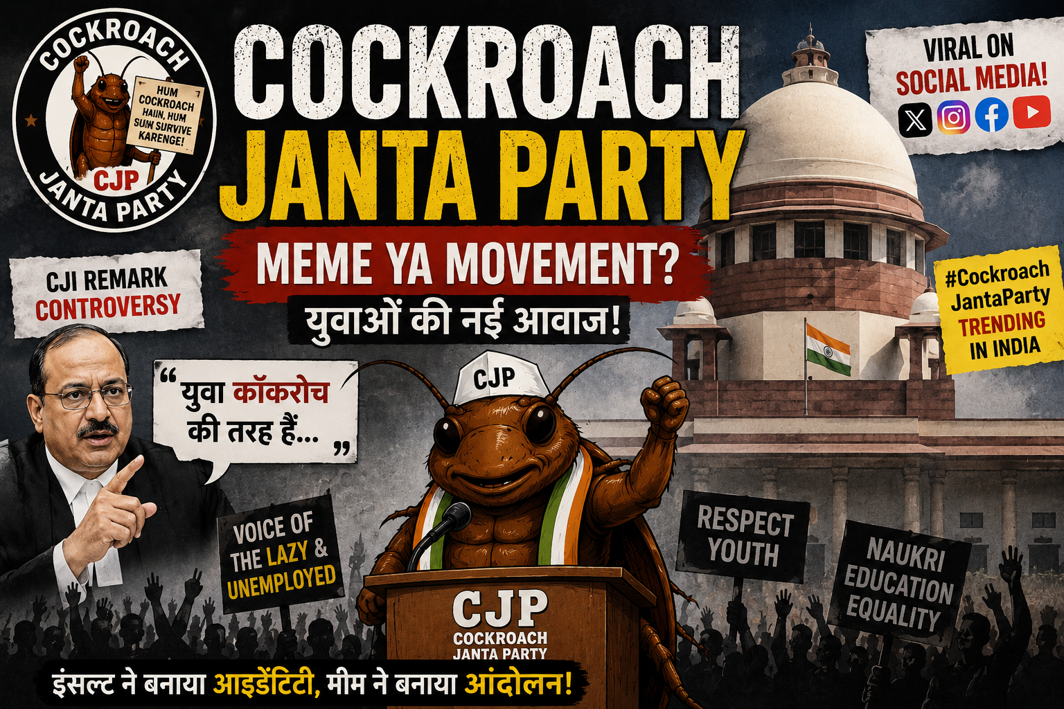 क्या है Cockroach Janta Party और इसकी पूरी&nbsp;कहानी?
